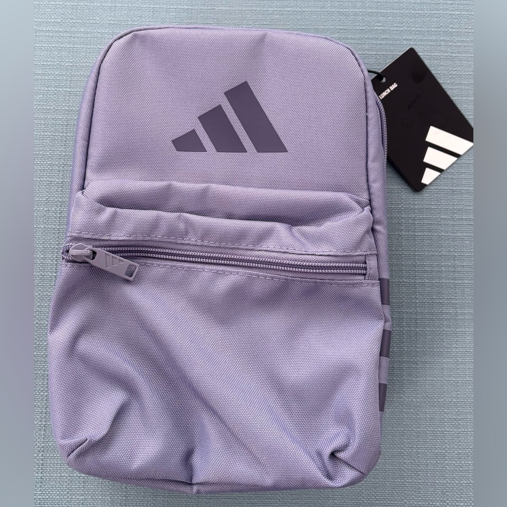 Adidas Lavender Purple Insulated Lunch Bag
